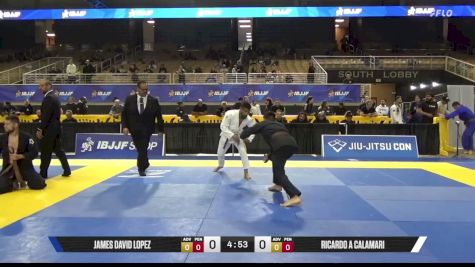 Ricardo A Calamari vs James David Lopez 2026 Pan Jiu Jitsu IBJJF Championship