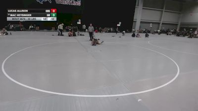 88 lbs Cons. Rd Of 16 - Lucas Allison, Iron Hawk Wrestling Academy vs Mac Heysinger, Immortal Athletics WC