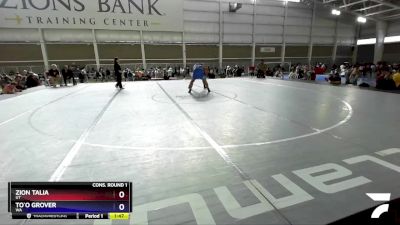 190 lbs Cons. Round 1 - Zion Talia, UT vs To`o Grover, WA