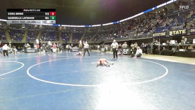 55 lbs Consy 3 - Cora Brine, Peters Township vs Gabriella Latshaw, Millersburg