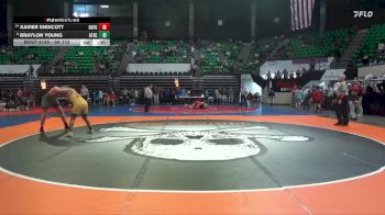 6A 215 lbs Cons. Round 1 - Xavier Endicott, Oxford vs Braylon Young, Athens