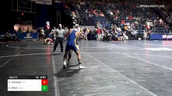 133 lbs Prelims - Cliff Conway, Virginia Military Institute vs Chance Rich, Cal State Bakersfield