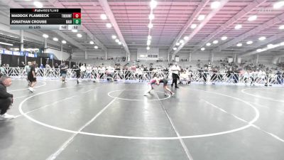 85 lbs Rr Rnd 1 - Maddox Plambeck, The Hunt Wrestling Club Black vs Jonathan Crouse, Ragin Raisins Concord ES