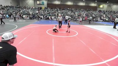 54 lbs Round Of 16 - Jolie Lobdell, Battle Mountain WC vs Ledger Chapman, USA Gold