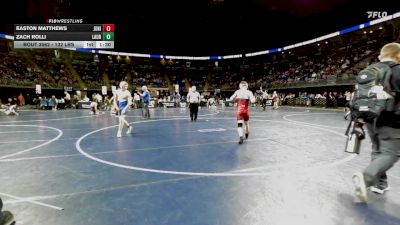 132 lbs Consy 1 - Easton Matthews, Juniata vs Zach Rolli, Laurel