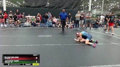 80 lbs Semis (4 Team) - Elijah Delong, Scanlan vs Anthony Hoff, Triumph