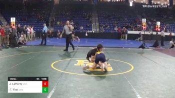 132 lbs Semifinal - John Lafferty, Woburn vs Ty Finn, Simsbury