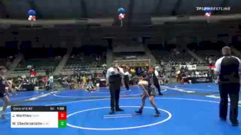 95 lbs Consolation - Jason Worthley, Sanderson Wrestling Academy vs Wil Oberbroeckling, Sebolt Wrestling Academy