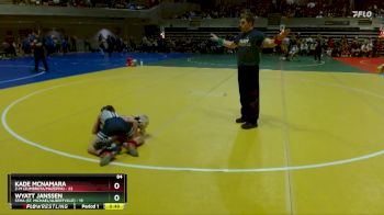 84 lbs Placement (4 Team) - Wyatt Janssen, STMA (St. Michael/Albertville) vs Kade McNamara, Z-M (Zumbrota/Mazeppa)