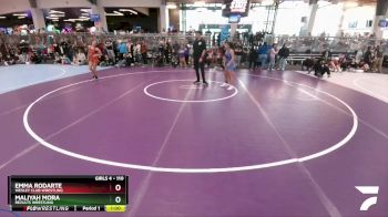 110 lbs Cons. Round 2 - Emma Rodarte, Wesley Club Wrestling vs Maliyah Mora, ReZults Wrestling
