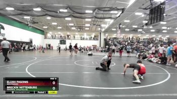 80 lbs Quarterfinal - Breckin Wittenburg, Immortal Athletics WC vs Elijah Pagonis, BullTrained