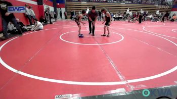 73 lbs Consolation - Jace Branson, Beggs Youth Wrestling Program vs Noah Nicely, Morris Wrestling Association