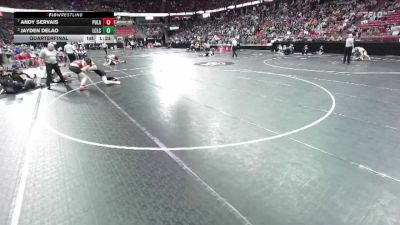 D1-190 lbs Quarterfinal - Andy Servais, Pulaski vs Jayden Delao, La Crosse Logan/Cent.