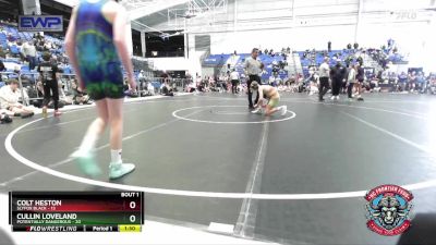 110 lbs Semis (4 Team) - Colt Heston, Slyfox Black vs Cullin Loveland, Potentially Dangerous