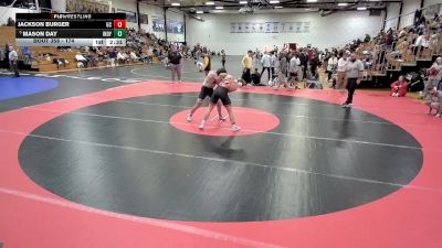 174 lbs Cons. Round 4 - Jackson Burger, Georgetown (KY) vs Mason Day, Indianapolis