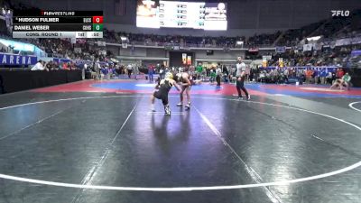 5A 132 lbs Cons. Round 1 - Hudson Fulmer, Elmore County School vs Daniel Weber, Corner