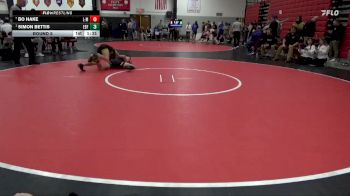 120 lbs Round 5 - Simon Bettis, Eddyville-Blakesburg-Fremont vs Bo Hake, Louisa-Muscatine
