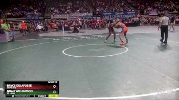 D 3 152 lbs Champ. Round 1 - Noah Williamson, St. Louis vs Bryce Delafosse, DeLaSalle