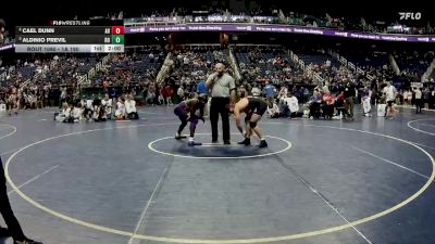 1A 190 lbs Semifinal - Aldinio Previl, Rosewood High School vs Cael Dunn, Avery County High School