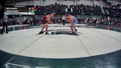 157 lbs Quarterfinal - James Chance, Kent State vs Seth Larson, Central Michigan