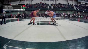 157 lbs Quarterfinal - James Chance, Kent State vs Seth Larson, Central Michigan