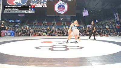 190 lbs Quarters - Brooke Huffman, Wisconsin vs Allison Konrad, South Dakota