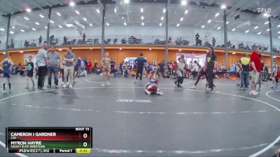 65 lbs Cons. Semi - Myron Hayre, Legacy Elite Wrestling vs Cameron I Gardner, C2X