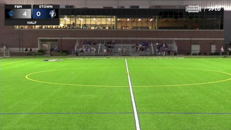 Replay: Franklin & Marshall vs Elizabethtown | Sep 10 @ 7 PM