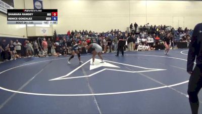 145 lbs Champ. Round 1 - Shamara Ramsey, Menlo Oak Squad vs Renice Gonzalez, Menlo College