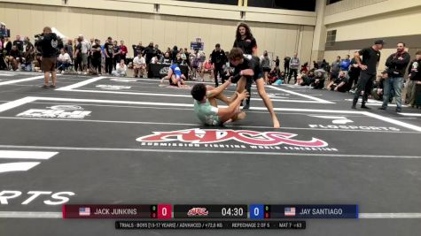 Jack Junkins vs Jay Santiago 2025 ADCC Orlando Open/Youth Trials