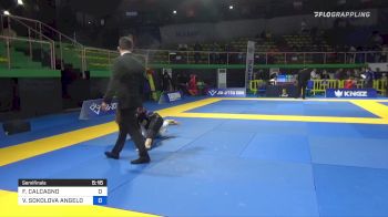 FRANCESCA CALCAGNO vs VIOLETA SOKOLOVA ANGELOVA 2022 European Jiu-Jitsu IBJJF Championship