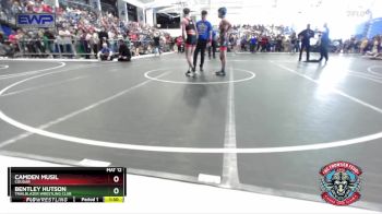 120 lbs Cons. Round 1 - Camden Musil, Cougar vs Bentley Hutson, Trailblazer Wrestling Club