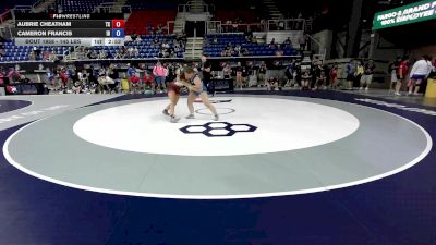 145 lbs Cons. Rd Of 64 - Aubrie Cheatham, TX vs Cameron Francis, ID