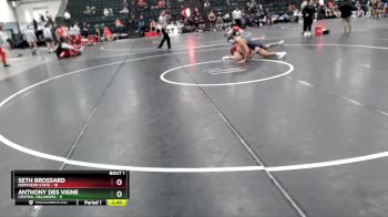 174 lbs Finals (2 Team) - Seth Brossard, Northern State vs Anthony Des Vigne, Central Oklahoma
