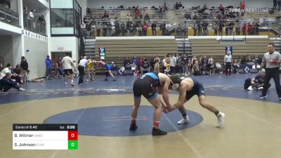 133 lbs Consi Of 8 #2 - Boris Witmer, Unrostered- NYCRTC vs Scott Johnson, Clarion