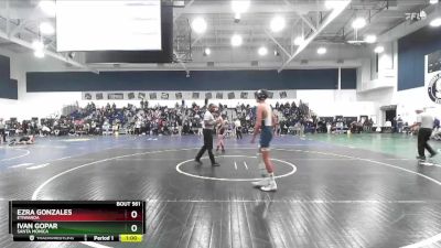 113 lbs Cons. Round 3 - Ezra Gonzales, Etiwanda vs Ivan Gopar, Santa Monica