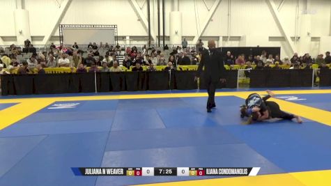 Iliana Condomanolis vs Juliana N Weaver 2024 World IBJJF Jiu-Jitsu No-Gi Championship