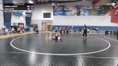 140 lbs Samuel Brown, Nebraska vs Kale Hayes, Florida Blue