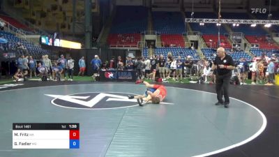 138 lbs Cons 64 #2 - Mikey Fritz, Washington vs Grant Fadler, Missouri