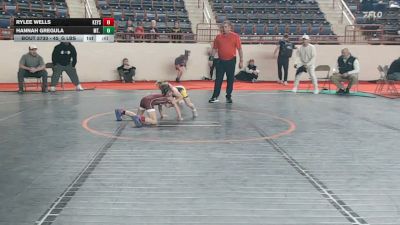 45_G lbs Final - Rylee Wells, Keystone vs Hannah Gregula, Mt. Lebanon