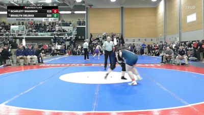 235 lbs Round Of 16 - Scarlett Shannon, Plymouth vs Braelyn Delmas, Randolph
