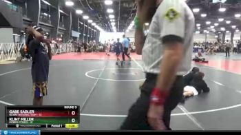 120 lbs Round 5 (6 Team) - Klint Miller, Morris Fitness vs Gabe Sadler, NCWAY National Team