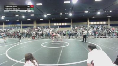 120 lbs Consi Of 8 #1 - Carter Sosa, Lawc vs Ashdyn Densley, Champions WC