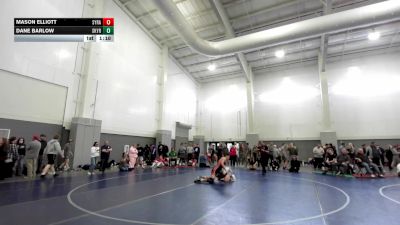 132B lbs Quarters - Mason Elliott, Syracuse vs Dane Barlow, Skyridge