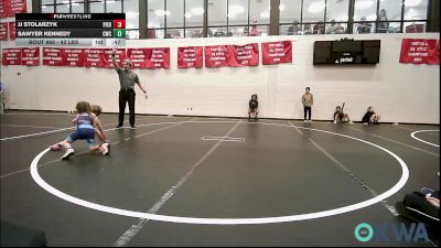 43 lbs Final - JJ Stolarzyk, Piedmont vs Sawyer Kennedy, Cowboy Wrestling Club