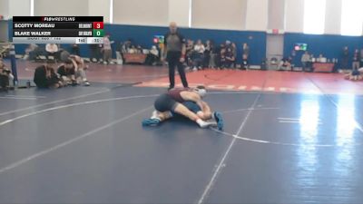 132 lbs Prelim - Scotty Moreau, Belmont Hill vs Blake Walker, Cape Henlopen