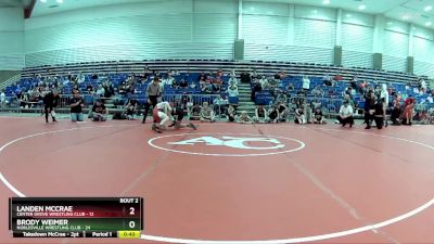 110 lbs Round 1 (6 Team) - Brody Weimer, Noblesville Wrestling Club vs Landen McCrae, Center Grove Wrestling Club