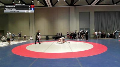 155 lbs Quarters - Luke Wilson, AL vs Brody Leal, FL