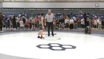 126 lbs Champ. Round 2 - Camryn Kincaid, Columbia City Wrestling Club vs Heavyn Woods, El Paso Wildcats Wrestling Club