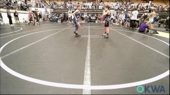 73 lbs Consi Of 4 - Laythan Samaniego, Darko Valley Wolf Pack vs Tanion Green, Harrah Little League Wrestling